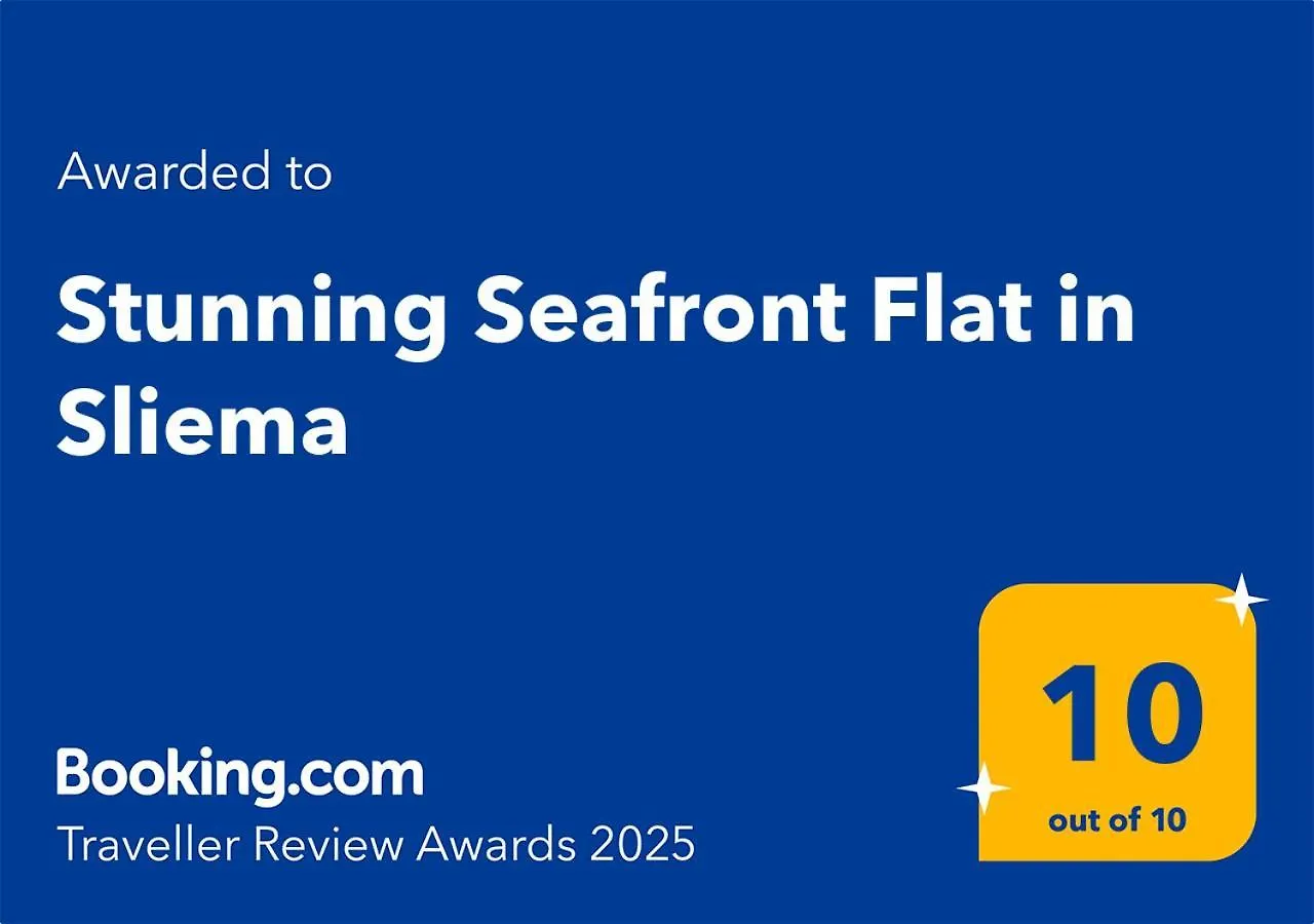 Stunning Seafront Flat In Sliema Apartment